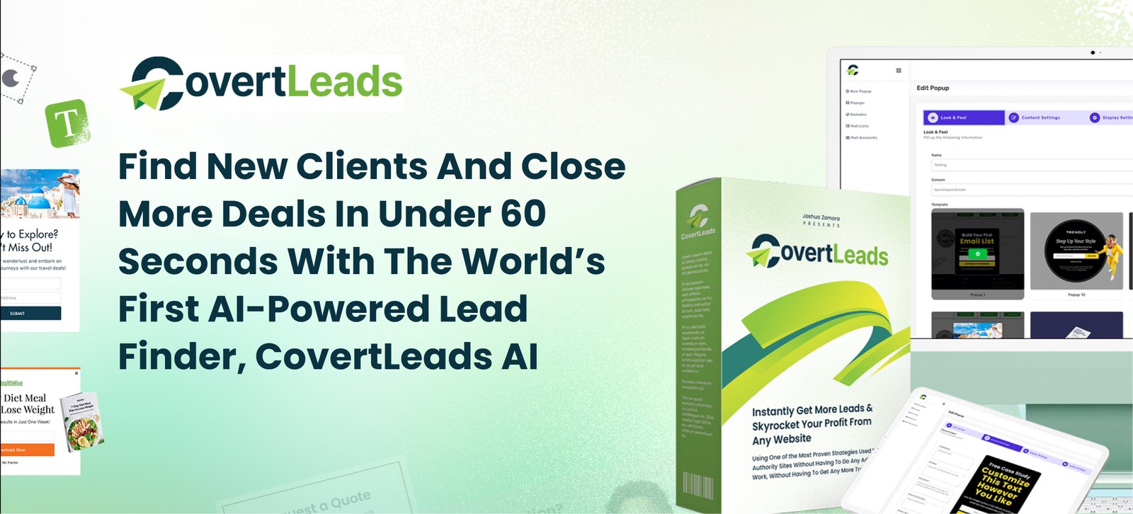 Find New Clients and Close More Deals in Under 60 Seconds with the World’s First AI-Powered Lead Finder, CovertLeads AI