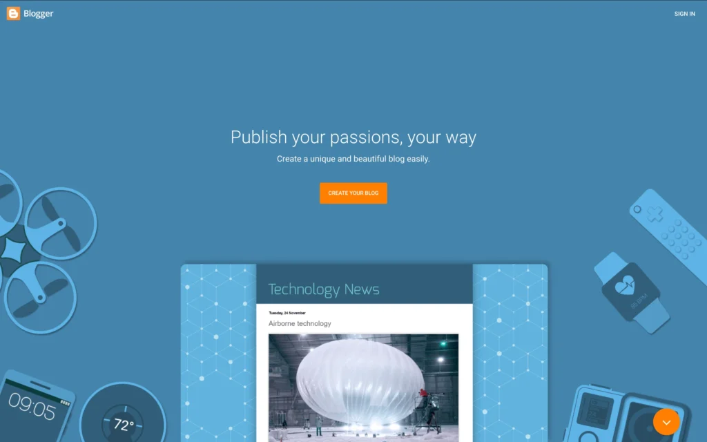 Blogger – The Google-Owned, Monetization-Friendly Platform