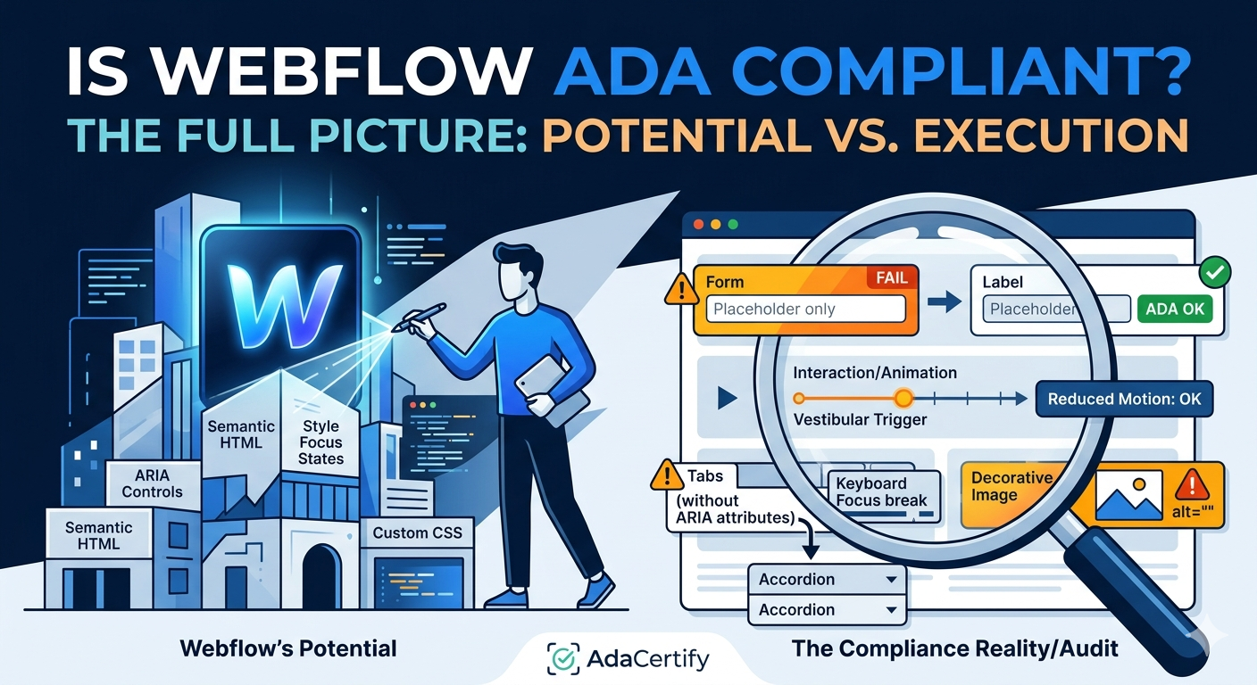 Is Webflow ADA Compliant